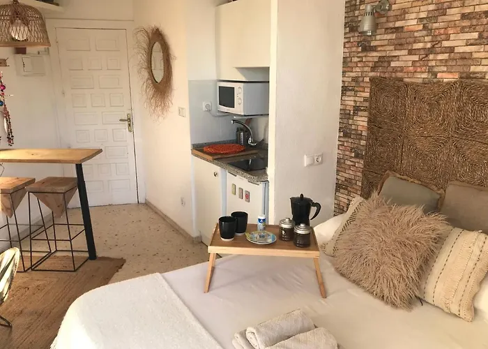 Estudio En Con Piscina Y Wifi Privada, A 100 M Del Mar アパート *